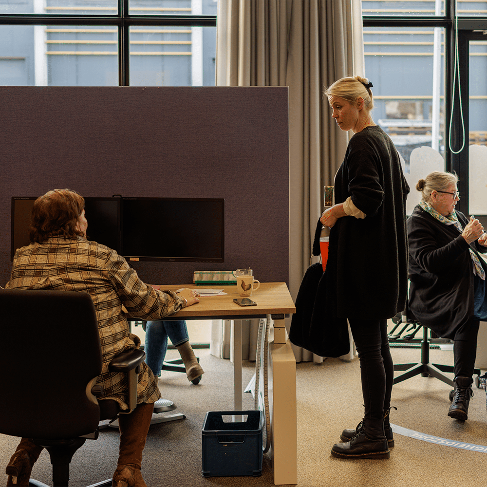 Telefonistes aan het werk bij FreeVoice